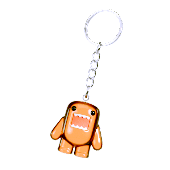 DOMO KEYCHAIN - BROWN